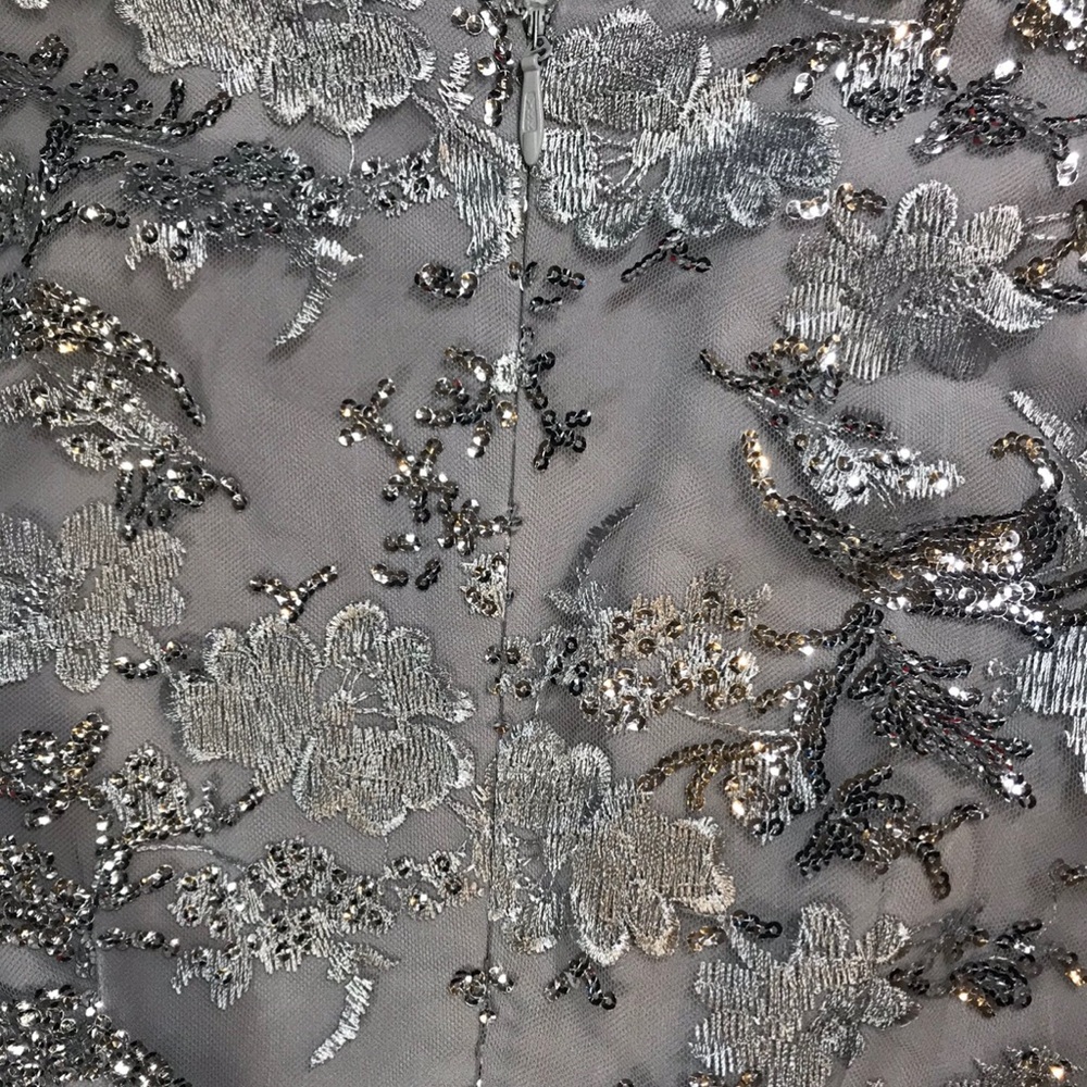 X by NBD Icy Melts Long Sleeve Gown in Silver XXS Revolve - Picture 4 of 7